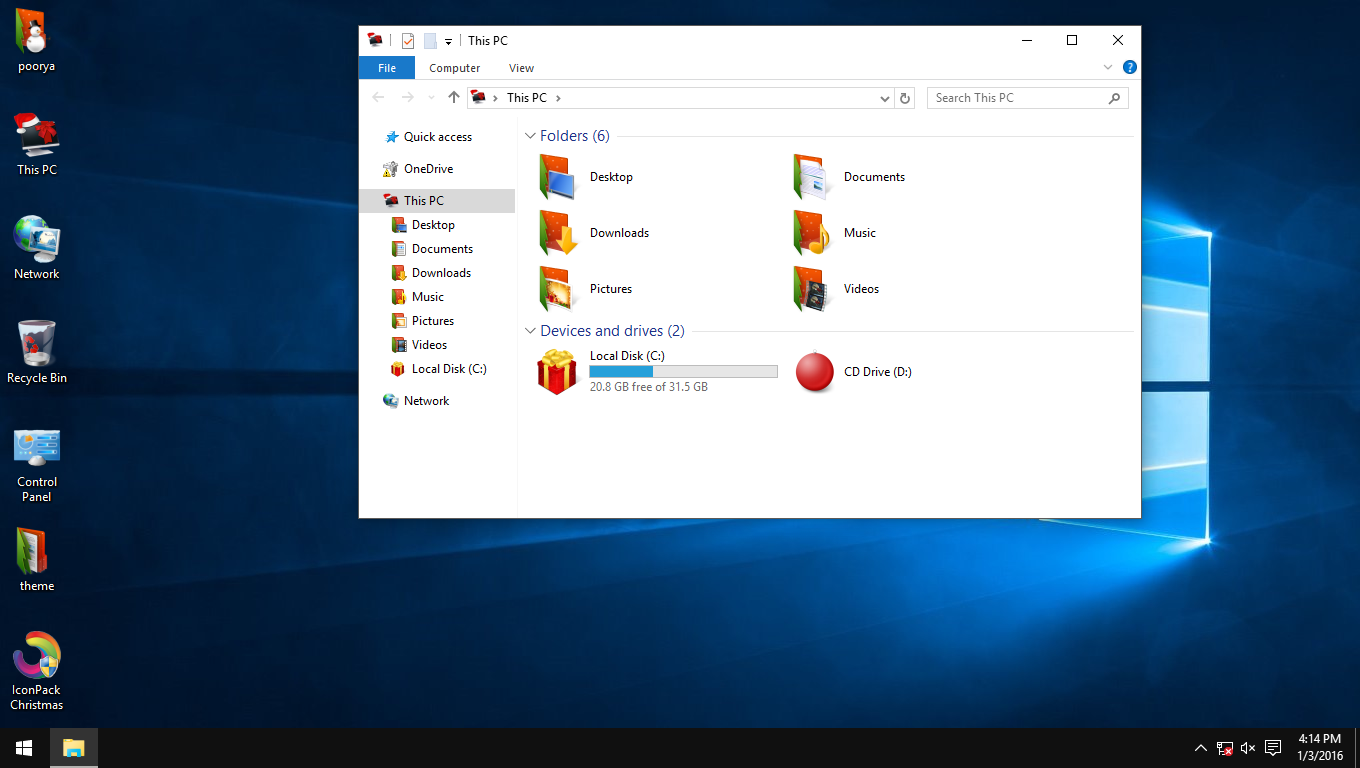 Christmas IconPack for Win7/8/8.1/10