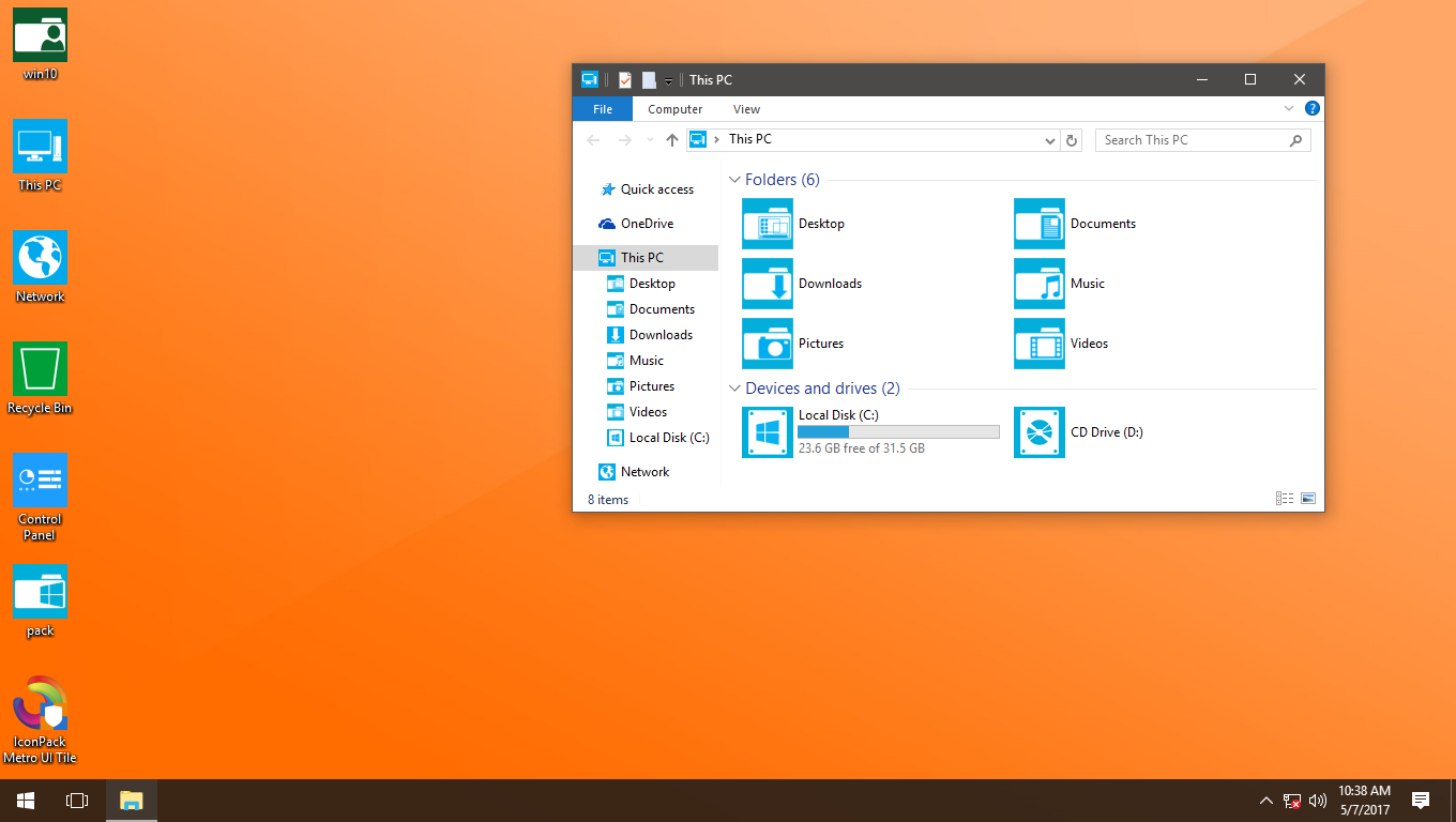 W10Strich Color IconPack for Win7/8/8.1/10