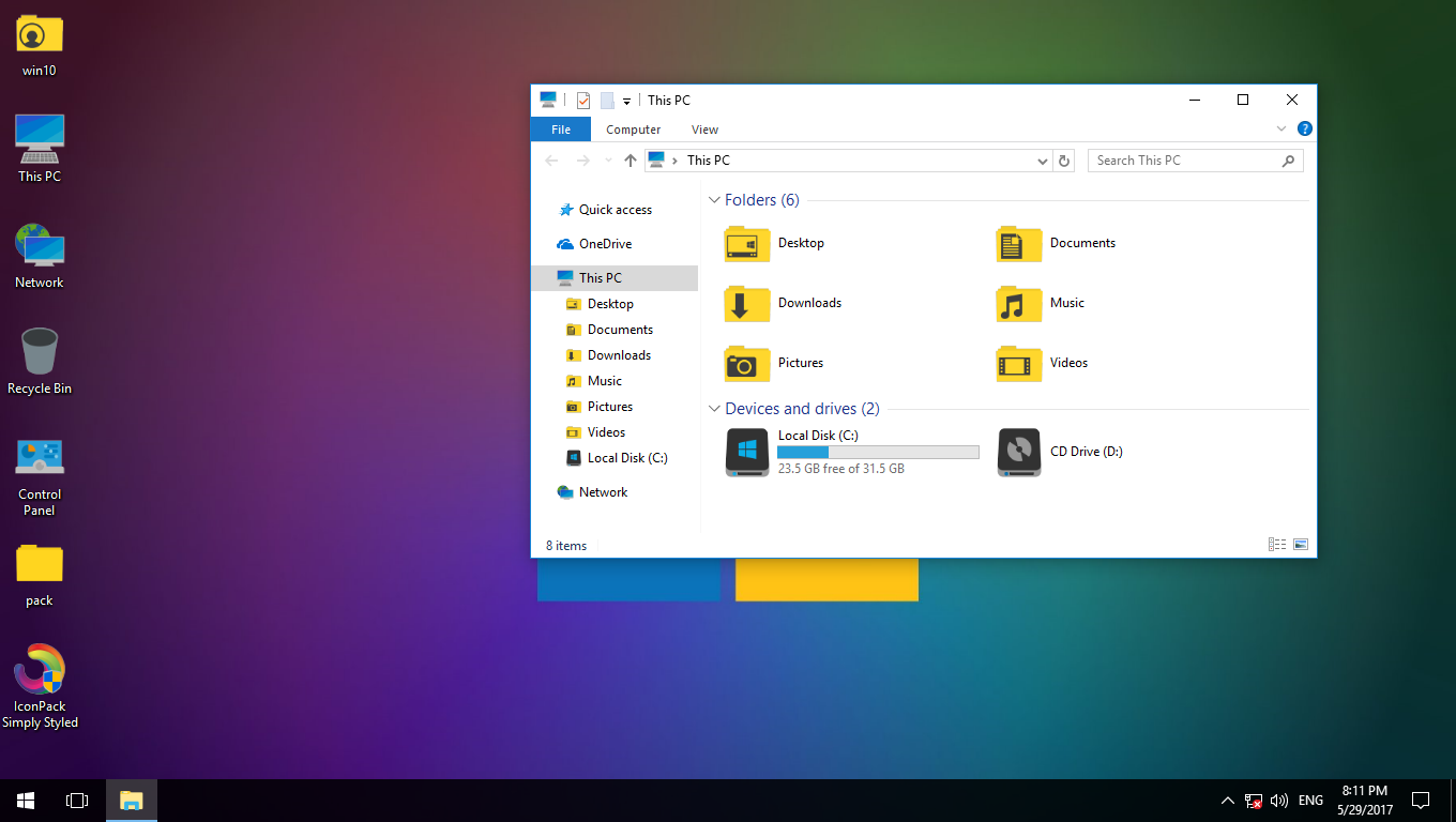 Simply Styled IconPack for Win7/8/8.1/10