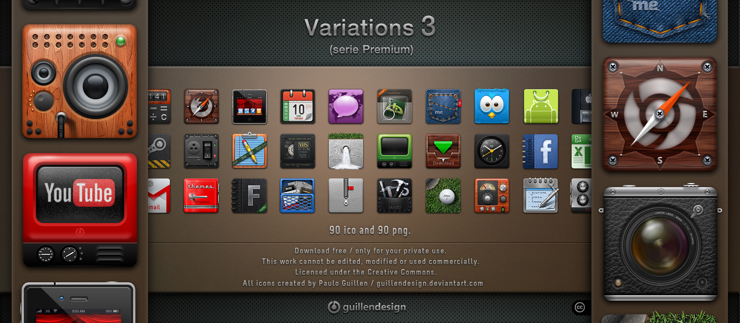 VARIATIONS 3 Icons