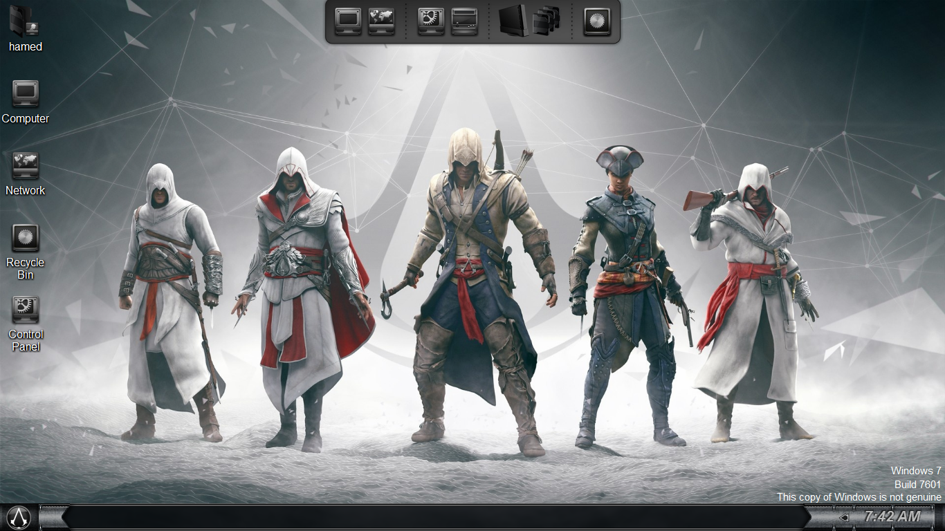 Assassin's Creed SkinPack for Win7/8/8.1