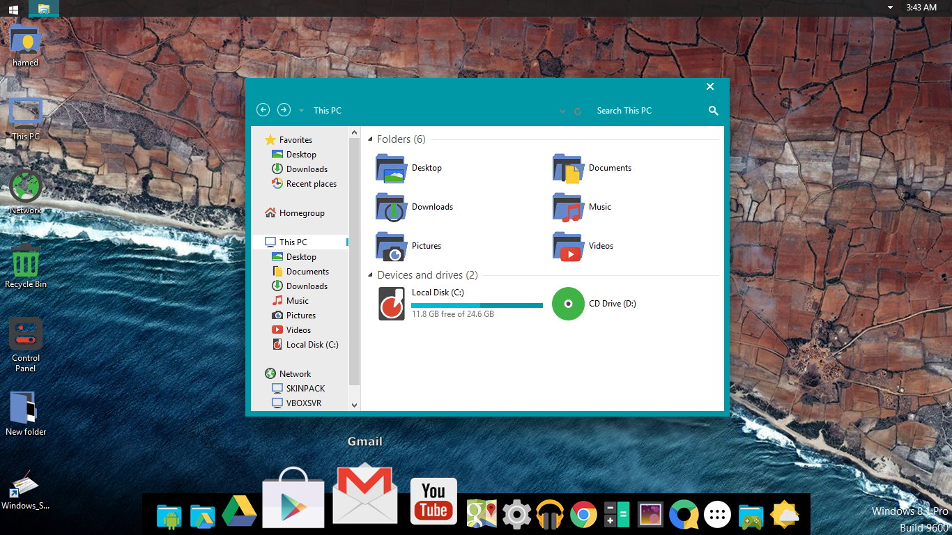 Android M SkinPack for Win7/8.1