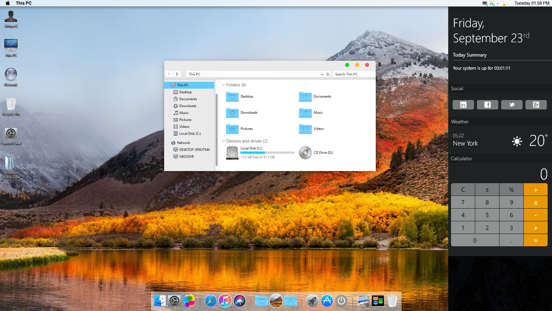 mac os high sierra for pc