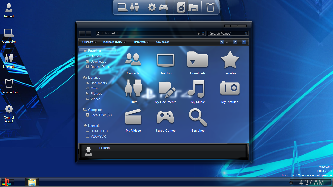 PS4 SkinPack for Win7/8.1