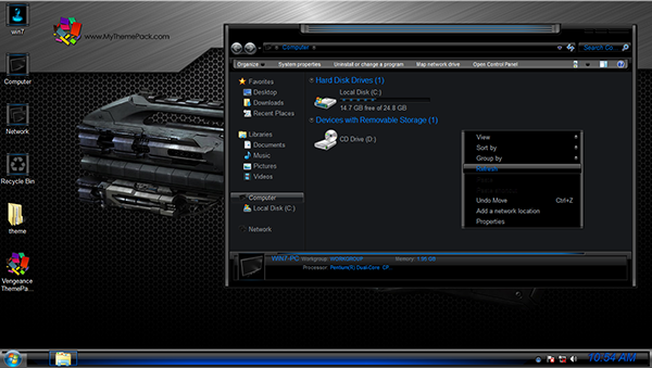 Nomemod theme for Win7/8/8.1