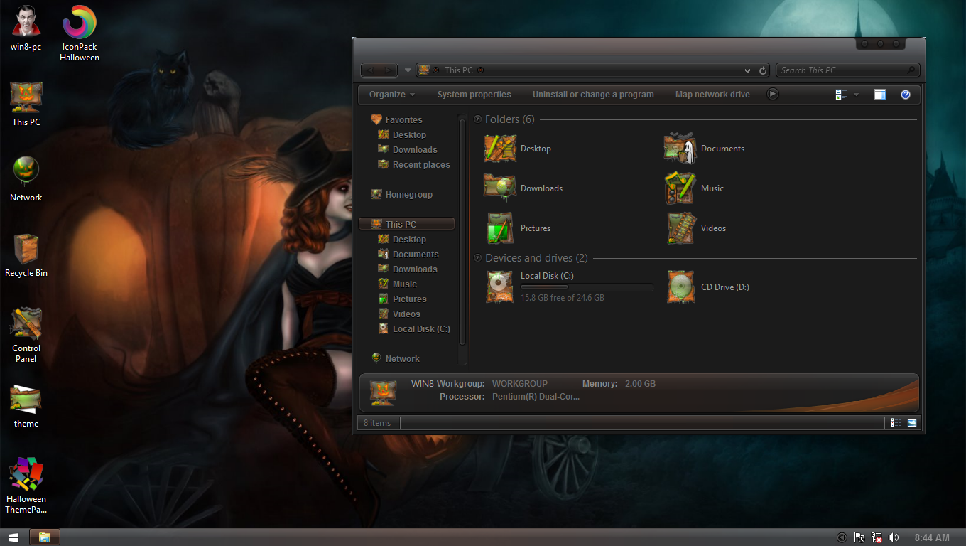 Halloween IconPack for Win7/8/8.1/10